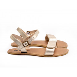 Sandales cuir barefoot Be Lenka Grace Or