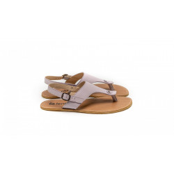 Sandales cuir barefoot Be Lenka Promenade Rose avec tige