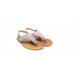 Sandales cuir barefoot Be Lenka Promenade Rose avec tige