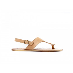 Sandales cuir barefoot Be Lenka Promenade sable avec tiges