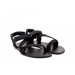 Sandales cuir barefoot Be Lenka Flexi Noire