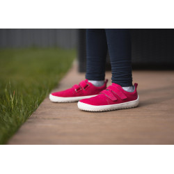 Chaussures cuir Barefoot enfant Be Lenka Jolly - Rose Foncée