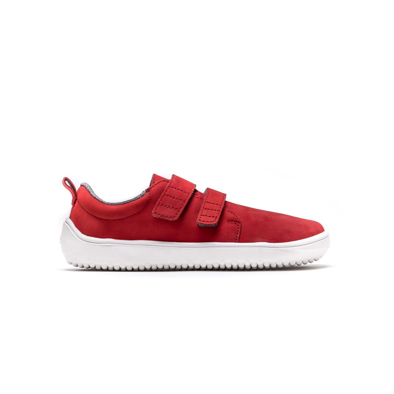 Chaussures cuir Barefoot enfant Be Lenka Jolly - Rouge