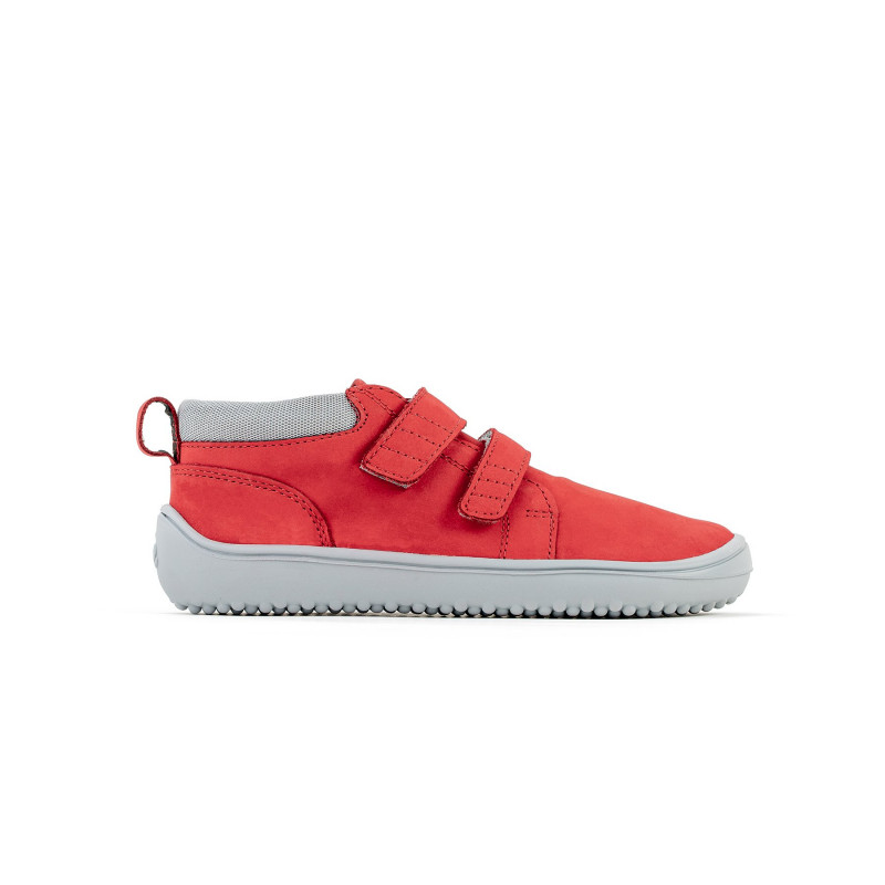 Chaussures cuir Barefoot enfant Be Lenka Play - Rouge