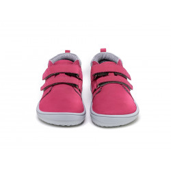 Chaussures cuir Barefoot enfant Be Lenka Play - Rose foncée