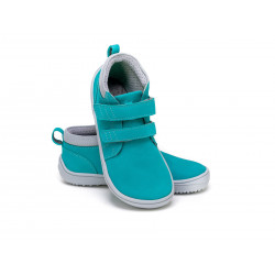 Chaussures cuir Barefoot enfant Be Lenka Play - Aqua