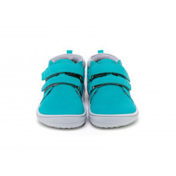 Chaussures cuir Barefoot enfant Be Lenka Play - Aqua