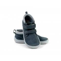 Chaussure cuir Barefoot enfant Be Lenka Play - Charcoal