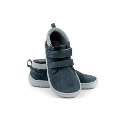 Chaussures cuir Barefoot enfant Be Lenka Play - Charcoal