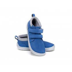 Chaussures cuir Barefoot enfant Be Lenka Play - Navy