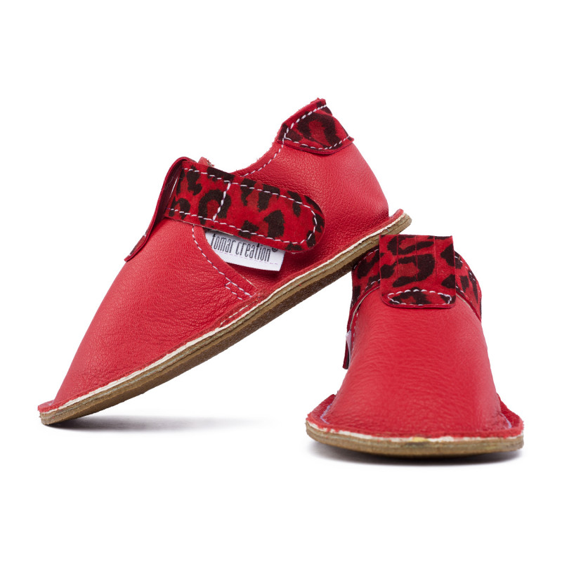 chaussures cuir Léo santa claus souples \\"P'tit scratch\\" Uni Barefoot bebe enfant chaussures cuir Léo santa claus souples \\"P'tit scratch\\" Uni Barefoot bebe enfant