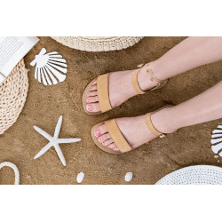 Sandales cuir barefoot Be Lenka Grace Sable