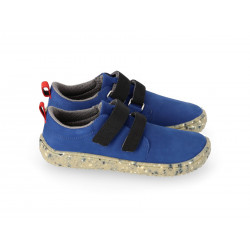 Chaussures cuir Barefoot enfant Be Lenka Jolly - Bleu et noir