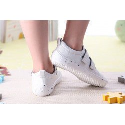 Chaussures cuir Barefoot enfant Be Lenka Jolly - Tout blanc