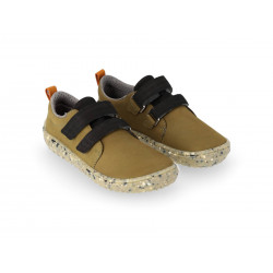 Chaussures cuir Barefoot enfant Be Lenka Jolly - Army green