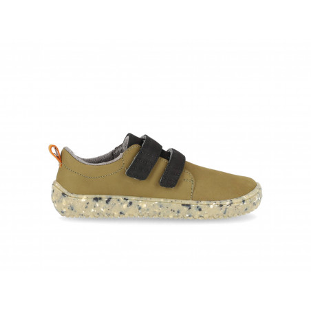 Chaussures cuir Barefoot enfant Be Lenka Jolly - Army green