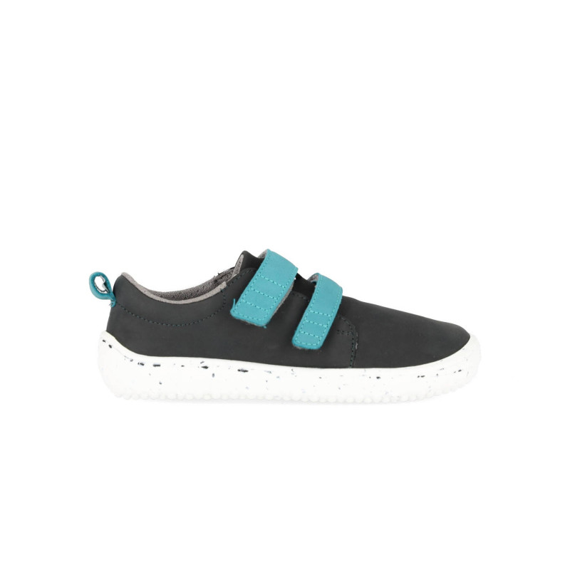 Chaussures cuir Barefoot enfant Be Lenka Jolly - noir et vert