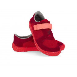 Chaussure cuir Barefoot enfant Be Lenka Joy - Tout rouge