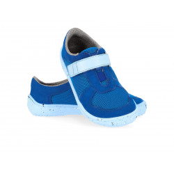 Chaussures cuir Barefoot enfant Be Lenka Joy - Tout bleu