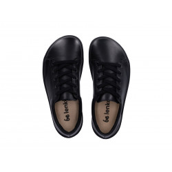 Chaussures cuir Barefoot Be Lenka Basket prime Noire 2.0