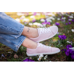 Chaussures cuir Barefoot Be Lenka Basket prime Rose clair 2.0
