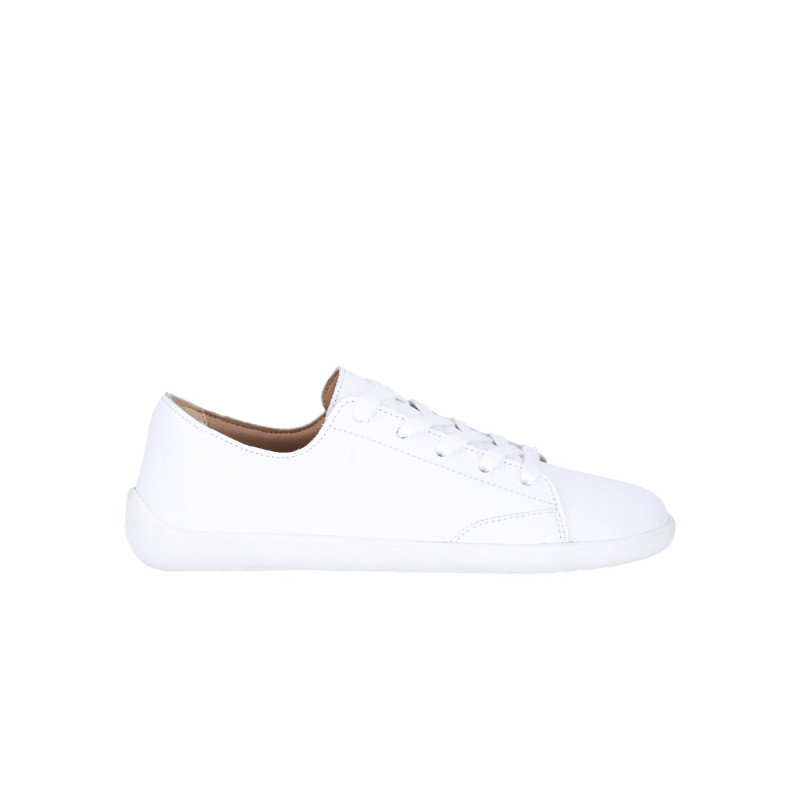 Chaussure cuir Barefoot Be Lenka Basket Blanche 2.0 pour homme et femme