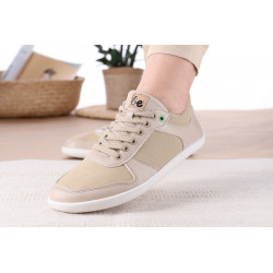 Chaussures Be Lenka Barefoot Basket Champ Végan souples beige 2.0