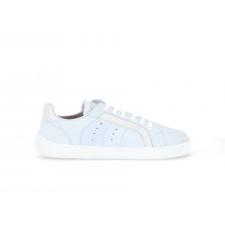 Chaussures cuir Barefoot Be Lenka souples Basket Brooklyn - Bleue & Grise