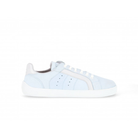 Chaussures cuir Barefoot Be Lenka souples Basket Brooklyn - Bleue & Grise