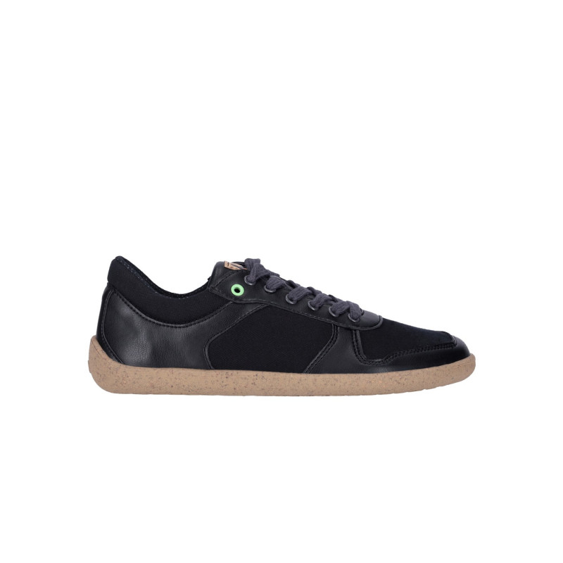 Chaussure cuir Barefoot Be Lenka Basket Champ 2.0 Vegan Noire Marron homme et femme