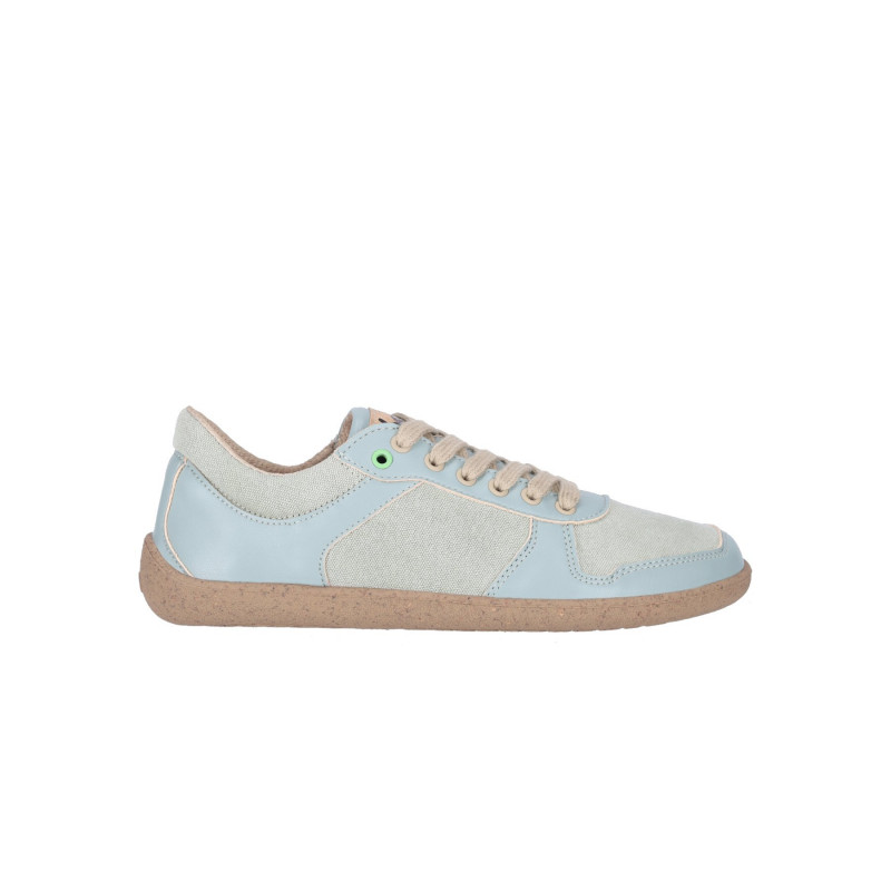 Chaussures cuir Barefoot Be Lenka souples Basket Brooklyn - Bleue sarcelle claire Chaussures cuir Barefoot Be Lenka souples Basket Brooklyn - Bleue sarcelle claire
