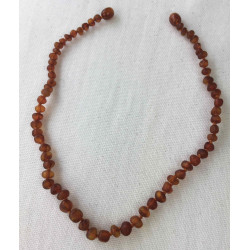 Collier d'ambre bébé marron