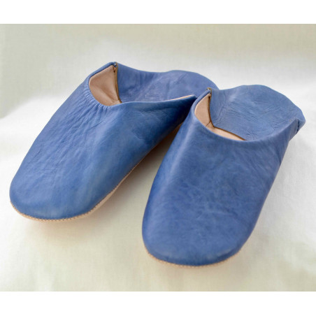 Babouche bleu on sale