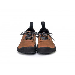 Chaussures cuir Barefoot Be Lenka shoes Trailwalker souples - Marron