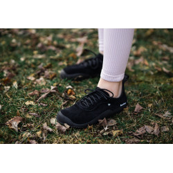 Chaussures cuir Be Lenka barefoot shoes Trailwalker souples - Noire