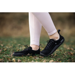Chaussures cuir Be Lenka barefoot shoes Trailwalker souples - Noire