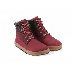 Chaussures cuir Barefoot Be Lenka souples Nevada Neo souples - Burgundy