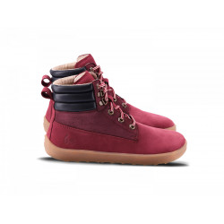 Chaussures cuir Barefoot Be Lenka souples Nevada Neo souples - Burgundy