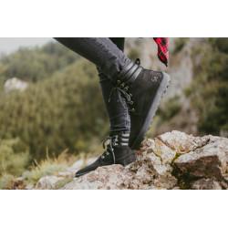 Chaussures cuir Barefoot Boots Be Lenka souples Nevada Neo - Noire