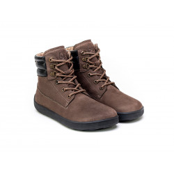 Chaussures cuir Barefoot Boots Be Lenka souples Nevada - Chocolat