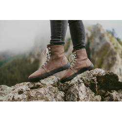 Chaussures cuir Barefoot Boots Be Lenka souples - Winter - Chocolat 3?0