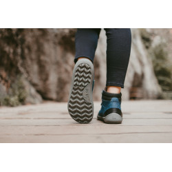 Chaussures cuir Barefoot souples Be Lenka shoes Ranger 2.0 Bleue
