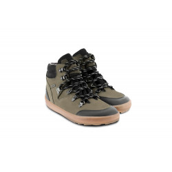 Chaussures cuir Barefoot souples Be Lenka shoes Ranger 2.0 vert