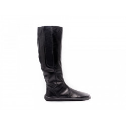 Bottes d'hiver cuir Barefoot Be Lenka souples Sierra noire