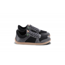 Chaussures Barefoot Be Lenka souples Basket Champ 2.0 - Vegan - Dark Grey & Black