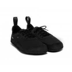Chaussures cuir Barefoot Be Lenka shoes Trailwalker souples - Noire