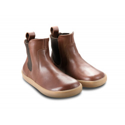 Chaussures cuir Barefoot Be Lenka Entice néo Marron1