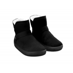 Chaussures cuir Barefoot Be Lenka souples shoes Polaris All balck
