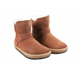 Chaussures cuir Barefoot Be Lenka shoes souples Polaris Marron
