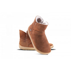 Chaussures cuir Barefoot Be Lenka shoes souples Polaris Marron